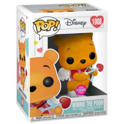 Funko POP! "Winnie The Pooh": Winnie "Saint Valentin" (Flocked) #1008 (Exclusive)