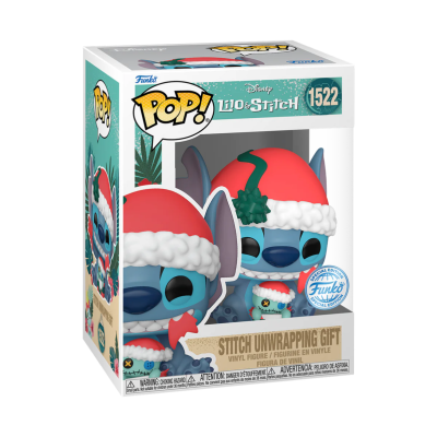 Funko POP! Disney "Lilo & Stitch": Stitch Unwrapping Gift (Special Edition)