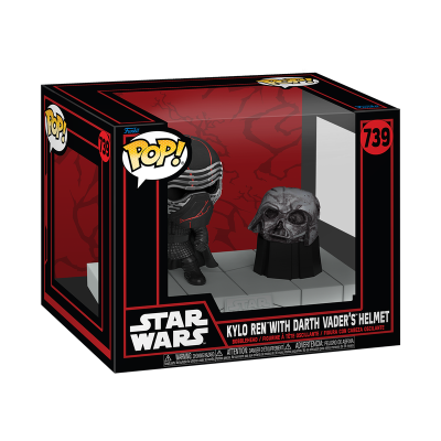 Funko POP!  Deluxe "Star Wars ":  Kylo Ren With Darth Vader's Helmet