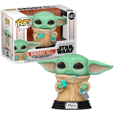 Funko POP! "Star Wars - The Mandalorian": Grogu With Cookies