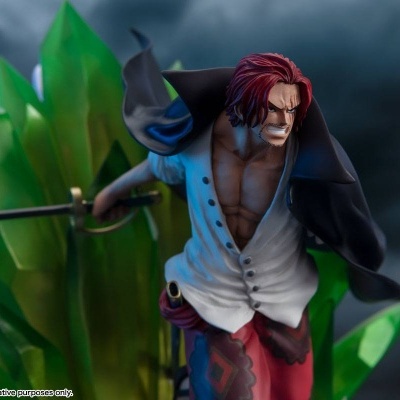PRÉ-RESERVA - Estatueta "One Piece"  Film: Red Figuarts ZERO (Extra Battle) Shanks & Uta (24 cm)
