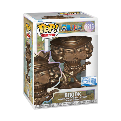 Funko POP! Plus Brook Statue (Bronze) with Pop! Protector #2215 (SPECIAL EDITION)