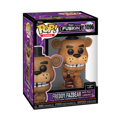 PRÉ-RESERVA - Funko POP! GAMES "Funko Fusion": Freddy Fazbear with Pizza Launcher PRÉ-RESERVA - Funko POP! GAMES "Funko Fusion": Freddy Fazbear with Pizza Launcher