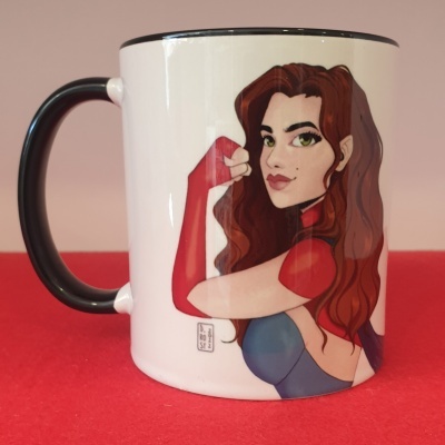 Conjunto caneca e T-Shirth Super Mãe