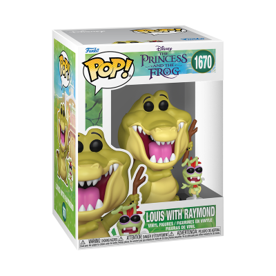 PRÉ-RESERVA - Funko POP! DISNEY "The Princess and the Frog": Louis with Raymond