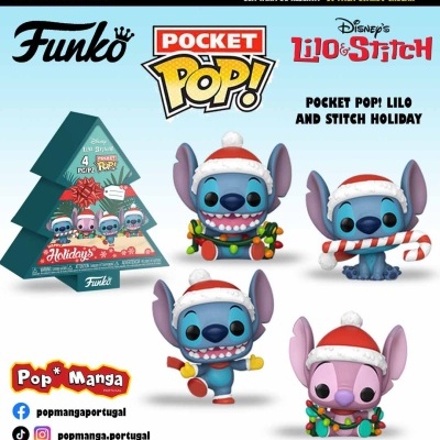 PRÉ-RESERVA - Funko Pocket POP! Lilo & Stitch Holiday Box