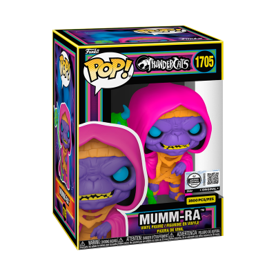 Funko POP! "Thundercats": Mumm-Ra (Black Light) with Pop! Protector #1705 (LIMITED EDITION - ROYALTY- 3500 PIECES)