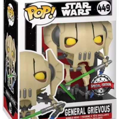 PRÉ-RESERVA -  Funko POP! "Star Wars" : General Grievous "4 Lightsabers" (Exclusive)