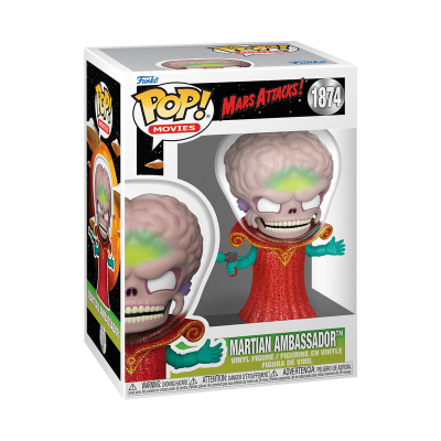 PRÉ-RESERVA - Funko POP! Movies "Mars Attack": Alien Ambassador PRÉ-RESERVA - Funko POP! Movies "Mars Attack": Alien Ambassador