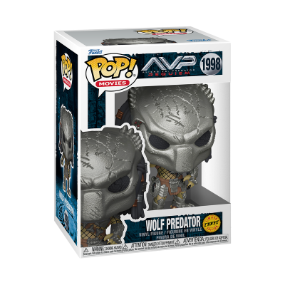 PRÉ-RESERVA - Funko Pop! MOVIES "Aliens vs. Predator: Requiem": BUNDLE Wolf Predator + CHASE