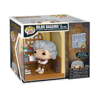 PRÉ-RESERVA - Funko POP! Nooks "The Lord of the Rings": Bilbo Baggins in Bag-End