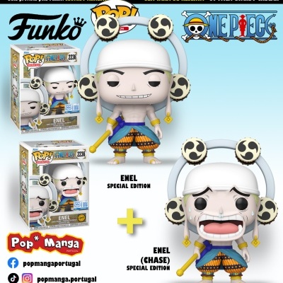 PRÉ-RESERVA - Funko Pop! ANIMATION "One Piece": BUNDLE Enel #2236 (SPECIAL EDITION)