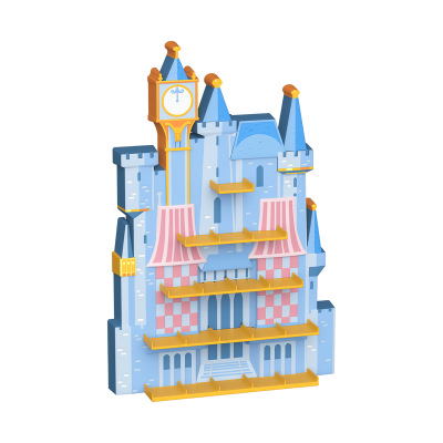 Bitty POP! DISPLAY: Cinderella's Castle Bitty POP! DISPLAY: Cinderella's Castle