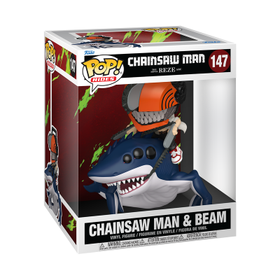 Funko POP!  RIDES  "Chainsaw Man – The Movie":  Chainsaw Man & Beam