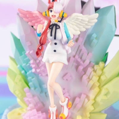 PRÉ-RESERVA - Estatueta "One Piece"  Film: Red Figuarts ZERO (Extra Battle) Shanks & Uta (24 cm)