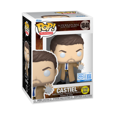 Funko POP! TELEVISION "Supernatural": Castiel (GITD) #1840 (SPECIAL EDITION)