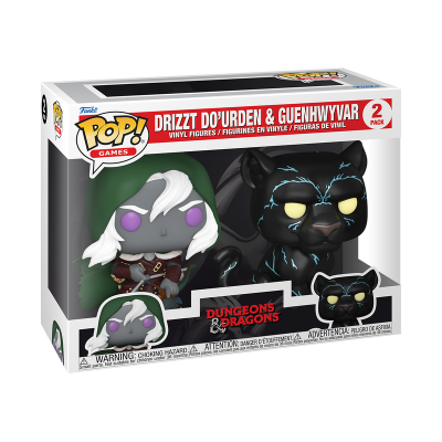 PRÉ-RESERVA - Funko POP! Games "Dungeons & Dragons": 2 PACK Drizzt Do'Urden & Guenhwyvar PRÉ-RESERVA - Funko POP! Games "Dungeons & Dragons": 2 PACK Drizzt Do'Urden & Guenhwyvar