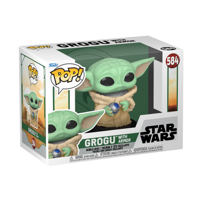Funko POP! "Star Wars - The Book Of Boba Fett": Grogu With Armor