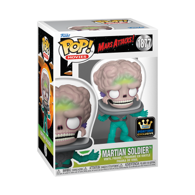 PRÉ-RESERVA - Funko POP! Movies "Mars Attack": Martian Soldier #1877 (SPECIALITY SERIES)