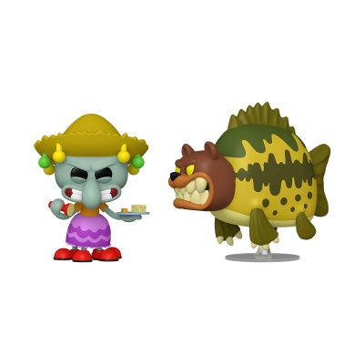 PRÉ-RESERVA - Funko POP! ANIMATION "SpongeBob SquarePants": Squidward & Sea Bear 2-Pack