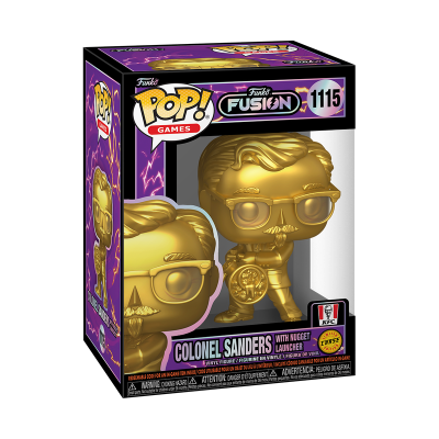 PRÉ-RESERVA - Funko POP! GAMES "Funko Fusion": BUNDLE Colonel Sanders with Nugget Launcher + CHASE