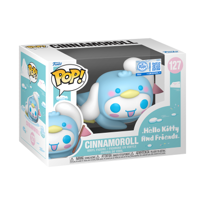 PRÉ-RESERVA - Funko Pop! "Hello Kitty and Friends": Cinnamoroll (Penguin) #127 (SPECIAL EDITION)