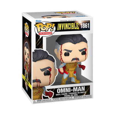 PRÉ-RESERVA - Funko POP! TELEVISON "Invincible": Omni-Man (Armor) (Bloody) #1861