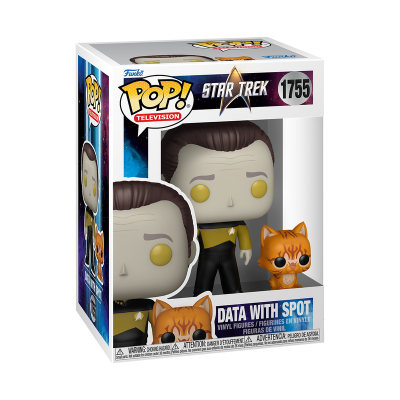 PRÉ-RESERVA - Funko POP! TELEVISION "Star Trek: The Next Generation": Data with Spot PRÉ-RESERVA - Funko POP! TELEVISION "Star Trek: The Next Generation": Data with Spot
