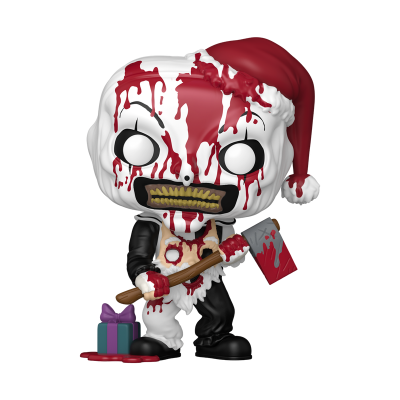 PRÉ-RESERVA - Funko POP! MOVIES "Terrifier 3": Art the Clown with Axe (Bloody) #1935 (SPECIAL EDITION)