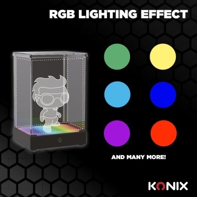 KONIX - LED DISPLAY BOX - Protege e Exibe as Tuas Figuras