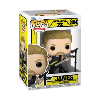 PRÉ-RESERVA - Funko Pop! ROCKS "Metallica": James (72 Seasons)