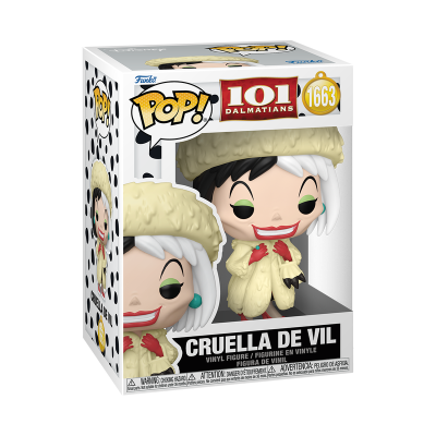 PRÉ-RESERVA - Funko POP! DISNEY "101 Dalmatians": BUNDLE Cruella De Vil + CHASE PRÉ-RESERVA - Funko POP! DISNEY "101 Dalmatians": BUNDLE Cruella De Vil + CHASE