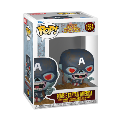 PRÉ-RESERVA - Funko POP! MARVEL "Marvel Zombies": Zombie Captain America