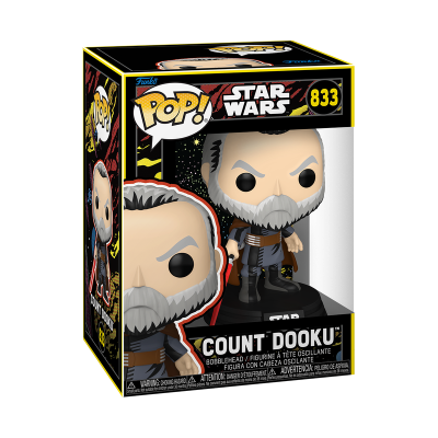 PRÉ-RESERVA - Funko POP! "Star Wars": Count Dooku (Retro) #833