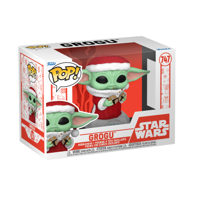 Funko POP! "Star Wars Mandalorian - Holiday": Grogu (Santa)