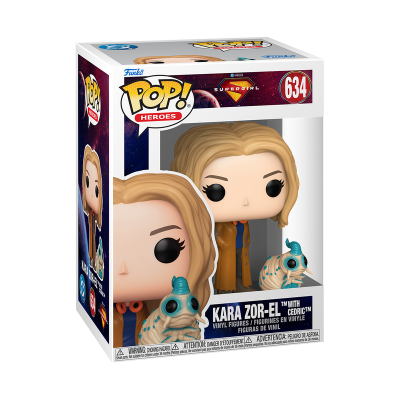 PRÉ-RESERVA - Funko POP!  HEROES "Supergirl": Kara Zor-El with Cedric #634