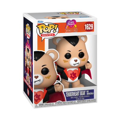 PRÉ-RESERVA - Funko Pop! Movies "Care Bears X Monsters": Tender Heart Bear as Dracula PRÉ-RESERVA - Funko Pop! Movies "Care Bears X Monsters": Tender Heart Bear as Dracula