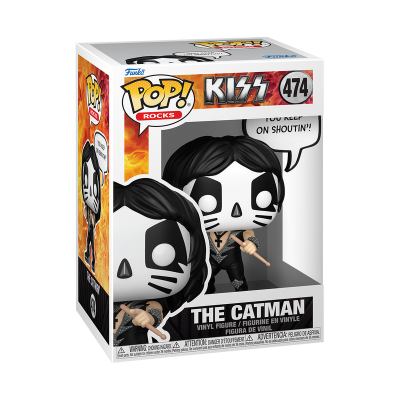 PRÉ-RESERVA - Funko POP! ROCKS "KISS": The Catman (POP! SAYINGS - You keep on shoutin’)