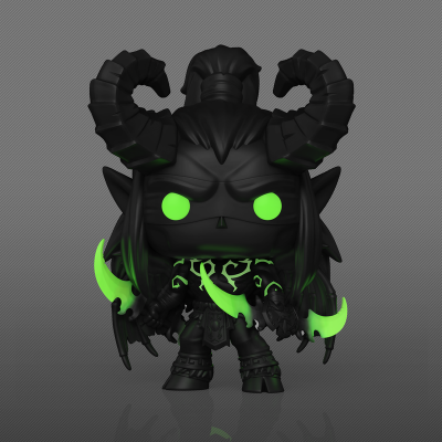 Funko POP! GAMES: "World of Warcraft" : BUNDLE Illidan #1101 + CHASE (GITD)