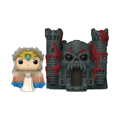 PRÉ-RESERVA - Funko POP! TOWN "Masters of the Universe": Sorceress with Castle Grayskull (Live Action) #51