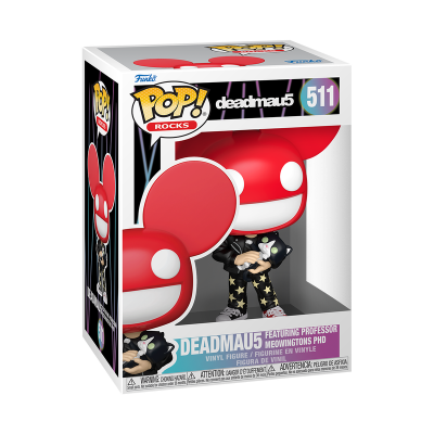 Funko Pop! Rocks: Deadmau5 - Deadmau with Professor Meowingtons PhD