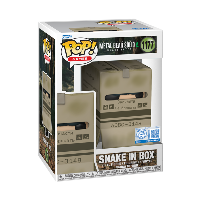 Funko POP! GAMES "METAL GEAR SOLID Δ: SNAKE EATER": Snake in Box #1177 (SPECIAL EDITION)