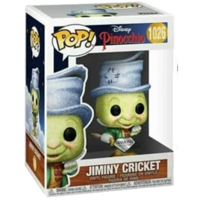 PRÉ-RESERVA - Funko POP! Disney "Pinnocchio": Jiminy Cricket (Diamond) #1026 (Exclusive)