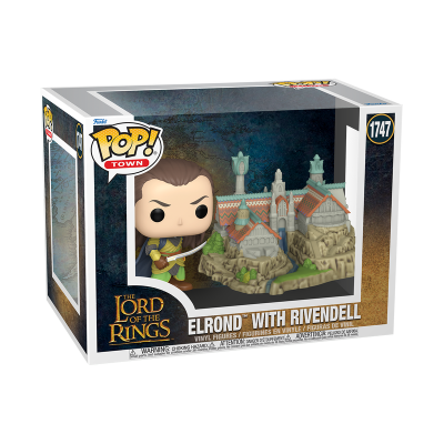 PRÉ-RESERVA - Funko POP! TOWN: "The Lord of the Rings": Elrond & Rivendell PRÉ-RESERVA - Funko POP! TOWN: "The Lord of the Rings": Elrond & Rivendell