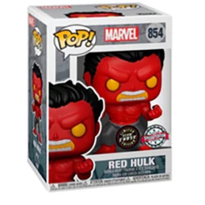 Funko POP!  "Marvel": BUNDLE Red Hulk (Exclusive) + CHASE