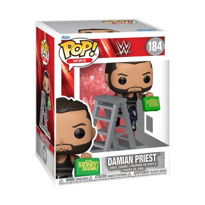 PRÉ-RESERVA - Funko Pop! PREMIUM "WWE" Damian Priest (Money in the Bank)