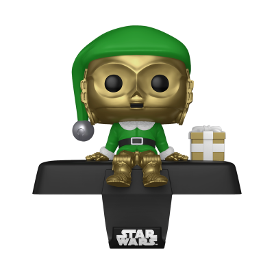 Funko POP!  Stocking Hanger "Star Wars": C-3PO in Elf Outfit