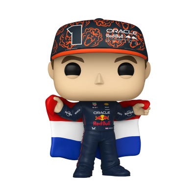 PRÉ-RESERVA - Funko POP! RACING "Oracle Red Bull Racing": Max Verstappen with Dutch Flag #18 (SPECIAL EDITION)