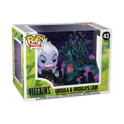 PRÉ-RESERVA - Funko Pop! Town: Ursula & Ursula's Lair