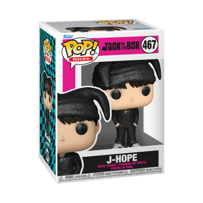 PRÉ-RESERVA - Funko POP! ROCKS "BTS": J-Hope (Jack in The Box)